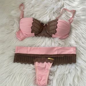 NEW!! Brazilian Lingerie Set light pink